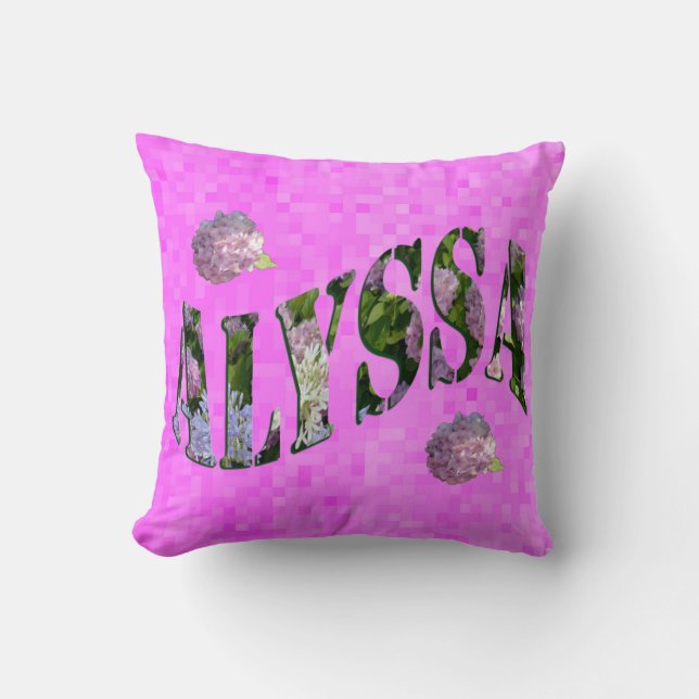 Flowers For Alyssa, Cushion (Front)