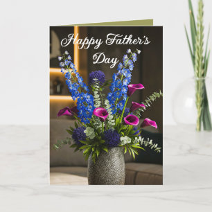Flowers For Dad (1) Holiday Card