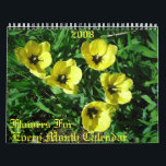 Flowers For , Every Month Calendar, 2008 Calendar<br><div class="desc">2008 Flowers for Every Month Calendar great gift for mum or Gardener alike</div>