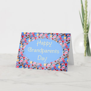 Flowers For Grandparents Day Card