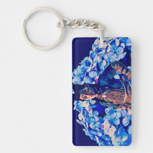 Flowers for Her Keychain