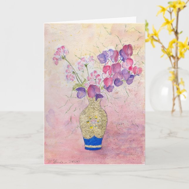 Flowers for Valentine's Day.... Card (Yellow Flower)