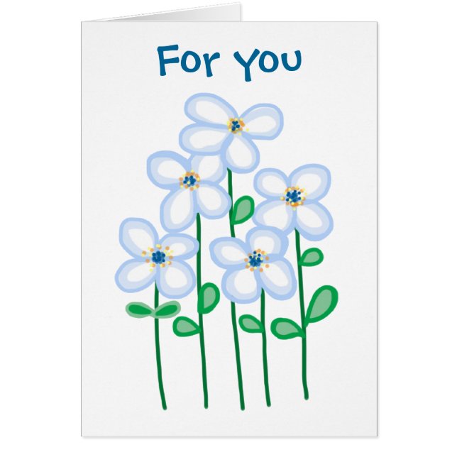 flowers for you Card (Front)