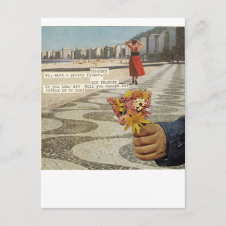 Flowers for you - postcard