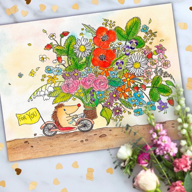 Flowers for you postcard by Nicole Janes (Creator Uploaded)