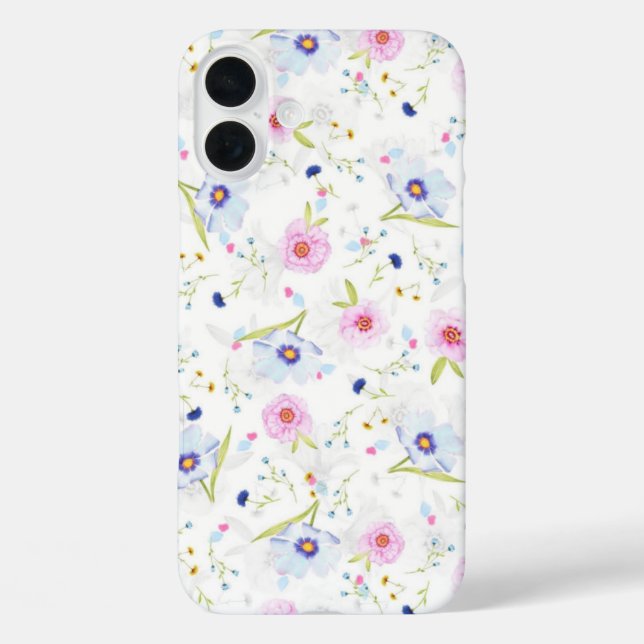 Flowers Fresh Design iPhone Case (Back)