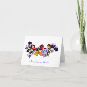 'Flowers from my Garden' Cards
