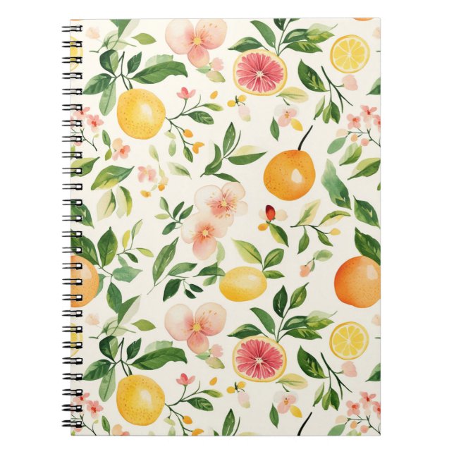 Flowers & Fruit Notebook (Front)