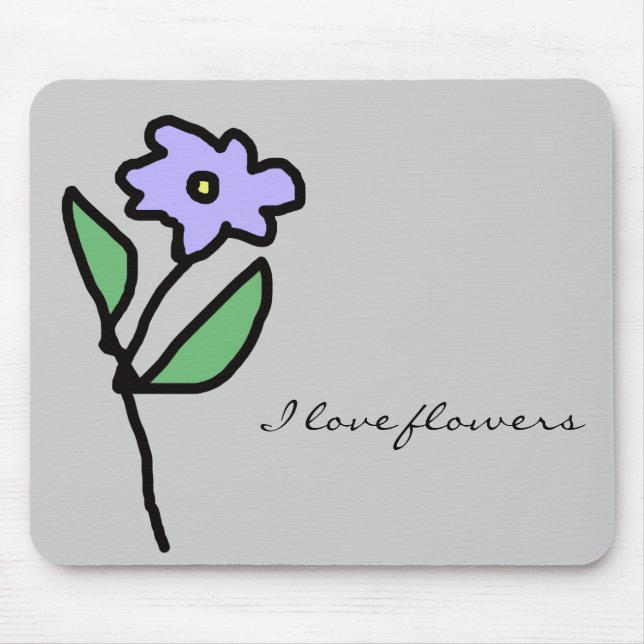 flowers . garden mouse pad (Front)