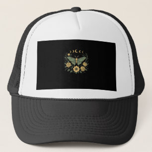Flowers Goblincore Moth And Butterfly Cottagecore Trucker Hat