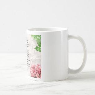 Flowers Goddaughter Poem Mug