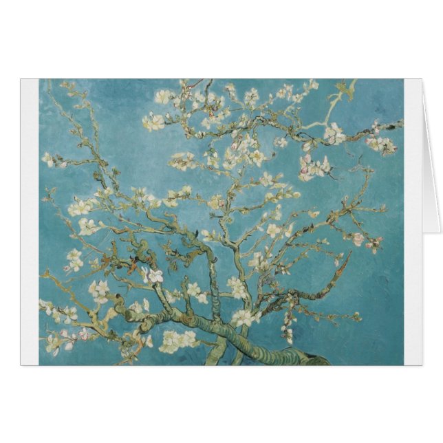 Flowers Gogh Branches Almond Blossoms Nature (Front Horizontal)
