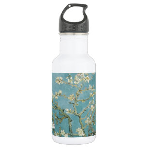 Flowers Gogh Branches Almond Blossoms Nature 532 Ml Water Bottle