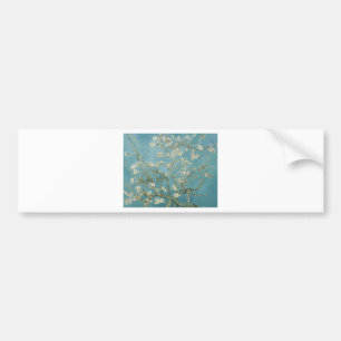 Flowers Gogh Branches Almond Blossoms Nature Bumper Sticker