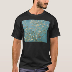 Flowers Gogh Branches Almond Blossoms Nature T-Shirt