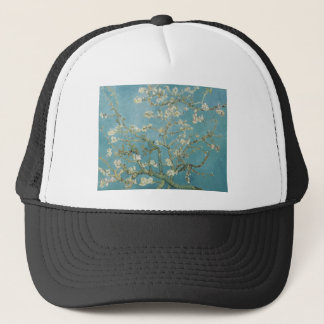 Flowers Gogh Branches Almond Blossoms Nature Trucker Hat