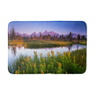 Flowers Grand Teton National Park, Wyoming Bath Mat