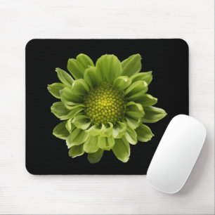 Flowers Green Chrysanthemum Mouse Pad