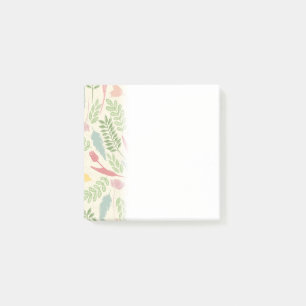 Flowers Green Leaves Floral Garden Spring Vibes Post-it Notes