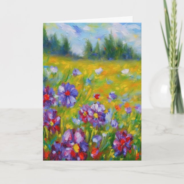 Flowers Greeting card 4 (Front)