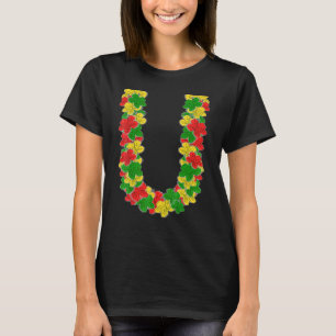 Flowers Hawaiian Tropical Summer Vacation Colourfu T-Shirt
