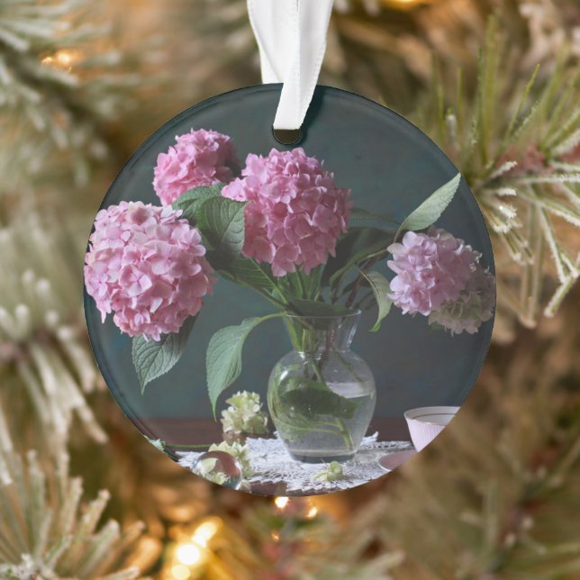 Flowers | Hydrangeas in Vase Ornament (Tree)
