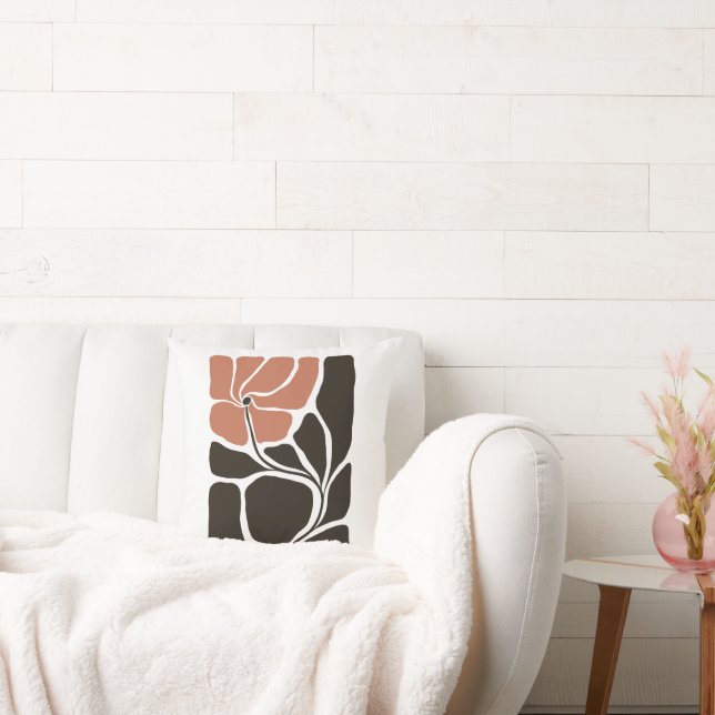 Flowers Illustration Artwork Cushion (Couch)