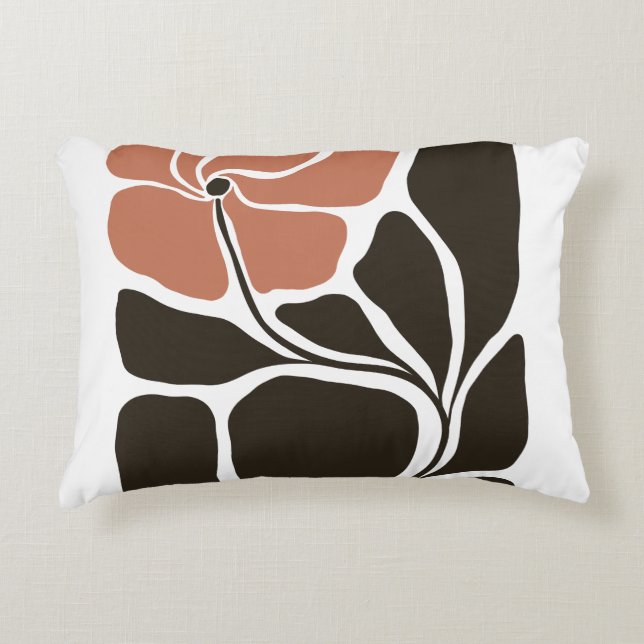 Flowers Illustration Artwork Decorative Cushion (Front)