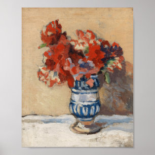 Flowers in a Blue Vase Christopher Wood Poster