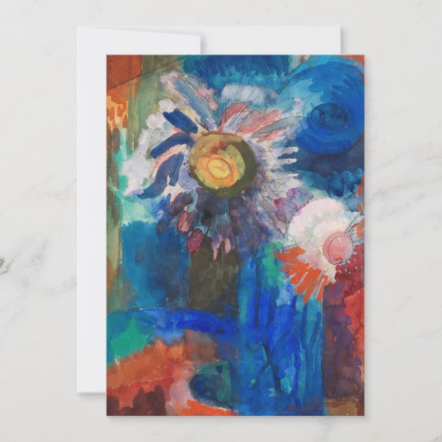 Flowers in a Blue Vase | Fritz Schaefler (Front)