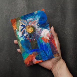 Flowers in a Blue Vase   Fritz Schaefler Card