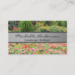 Flowers in a Garden Business Card