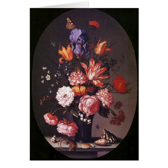 Flowers in a Glass Vase (Front)