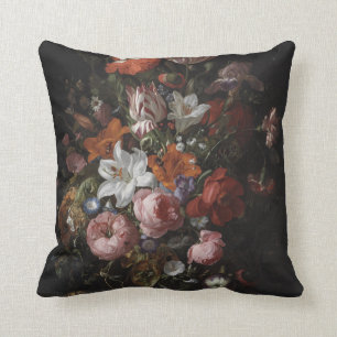 Flowers in a Glass Vase, 1704 Cushion