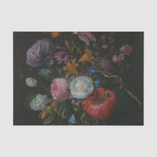Flowers in a Glass Vase by Jacob van Walsapelle Tissue Paper