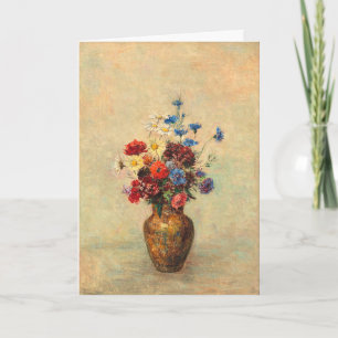 Flowers in a Vase Card