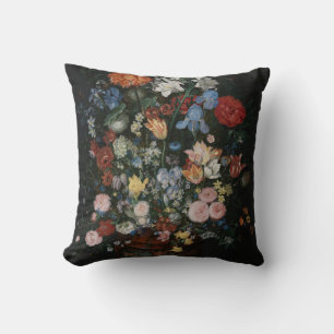 Flowers in a Vase - Jan Brueghel Cushion