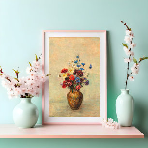 Flowers in a Vase Poster