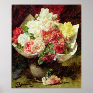 Flowers in a Vase Poster