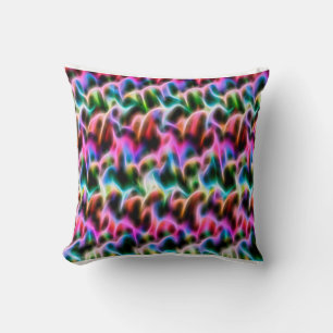 Flowers in abstract pastel colour cushion