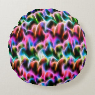 Flowers in abstract pastel colour cushion