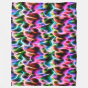 Flowers in abstract pastel colour cushion fleece blanket