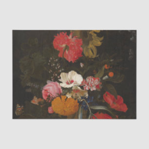 Flowers in an Ornamental Vase Tissue Paper
