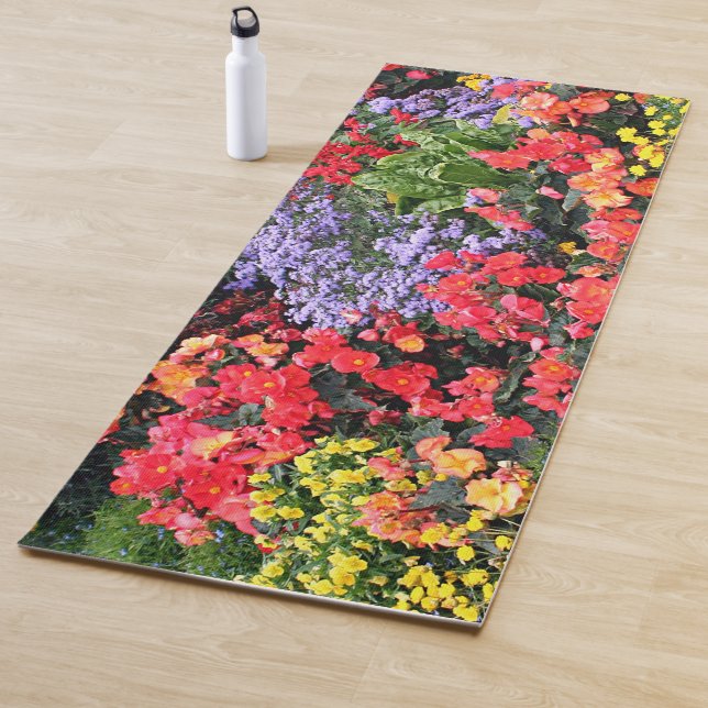 Flowers in Anchorage, Alaska, USA Yoga Mat (In Situ)