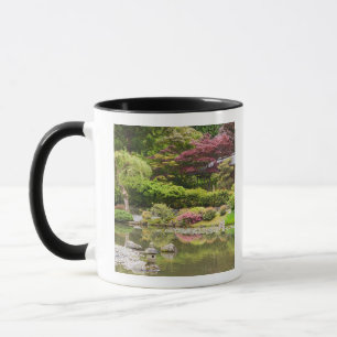 Flowers in bloom at Japanese Garden, Mug