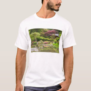 Flowers in bloom at Japanese Garden, T-Shirt