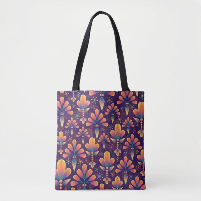 flowers in bloom tote bag (Front)