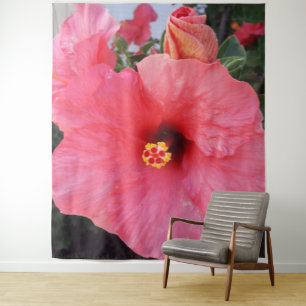Flowers in Chania Crete,Greece Tapestry