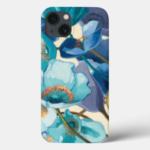 Flowers in Different Shades of Purple and Blue iPhone 13 Case