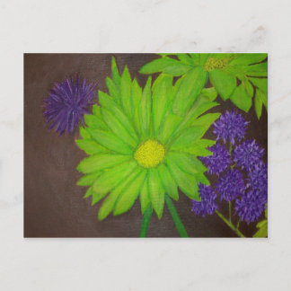 Flowers in Garden Postcard